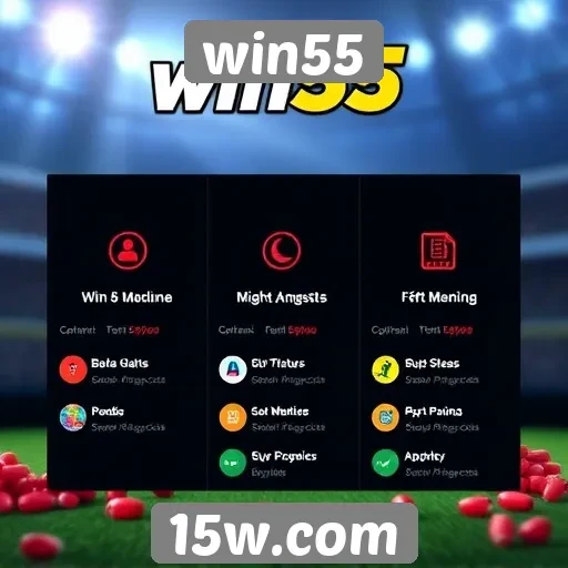 Análise das funcionalidades do site win55