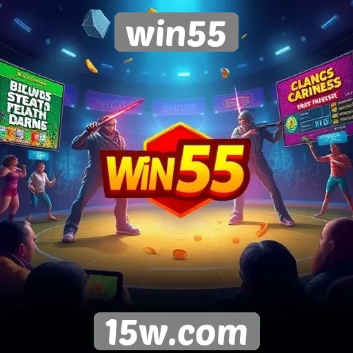 win55 oferece uma ampla gama de jogos online